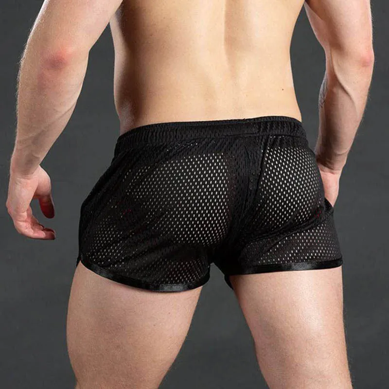 Men's Mesh Lightweight No Lining Gym Shorts