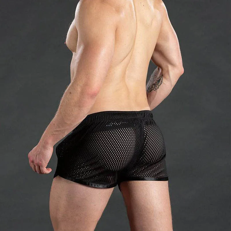 Men's Mesh Lightweight No Lining Gym Shorts