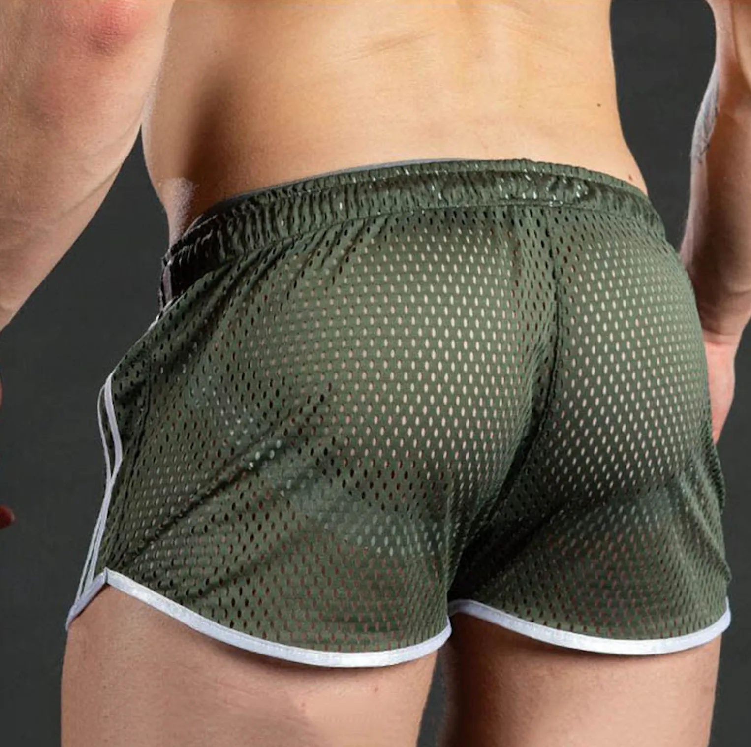 Men's Mesh Lightweight No Lining Gym Shorts