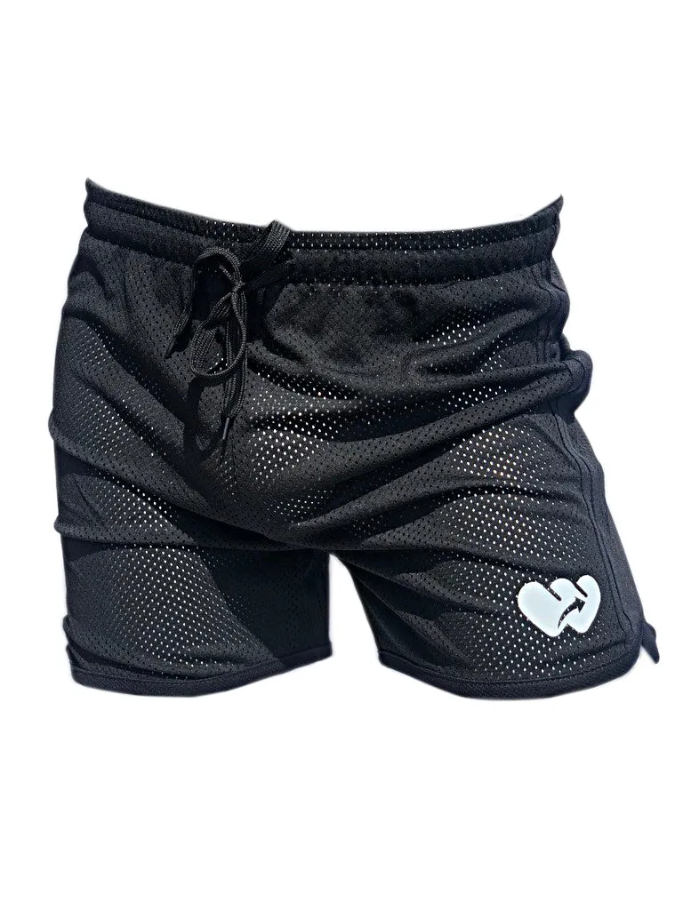 Men's Mesh Lightweight No Lining Gym Shorts