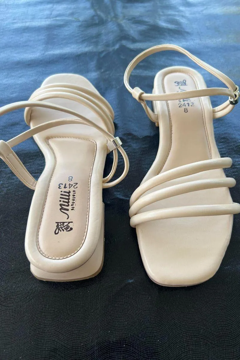 Milli Shoes - Casual Sandals - Off White - 3031