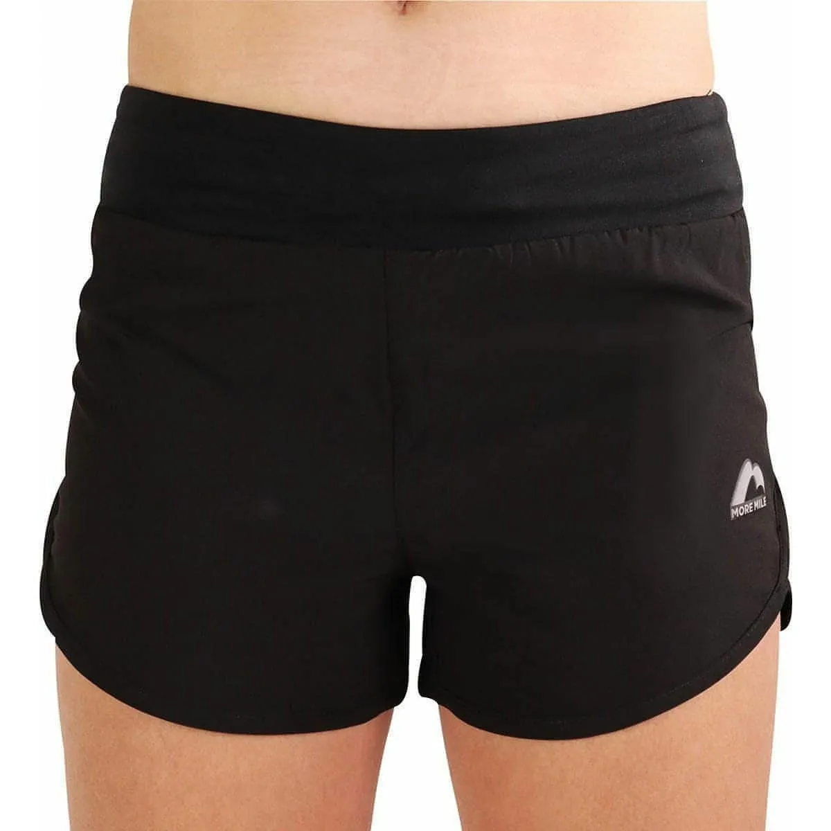 More Mile Strive Womens Running Shorts - Black