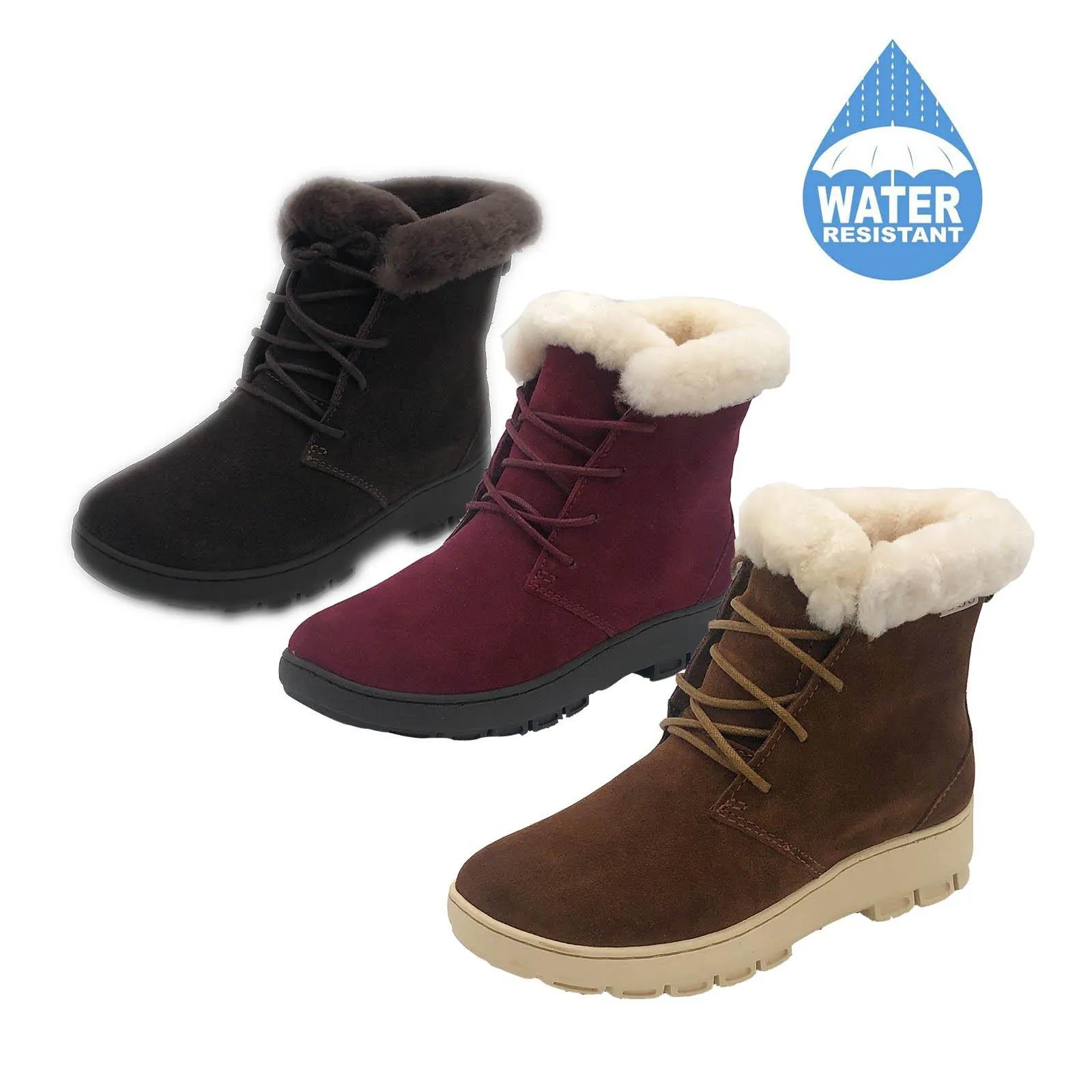 MUBO UGG A1502 LUNA Sheepskin Fashion Woman Boots