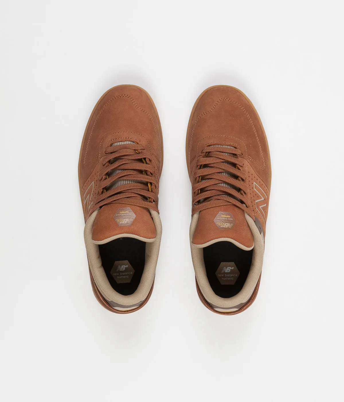 New Balance Numeric 533 Shoes - Brown / Gum