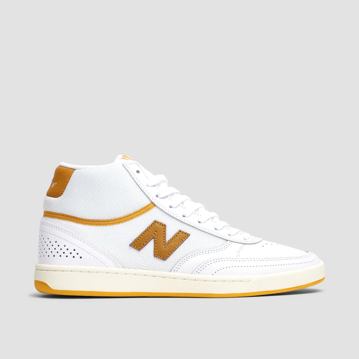 New Balance Numeric Tom Knox 440 High Shoes - White/Yellow