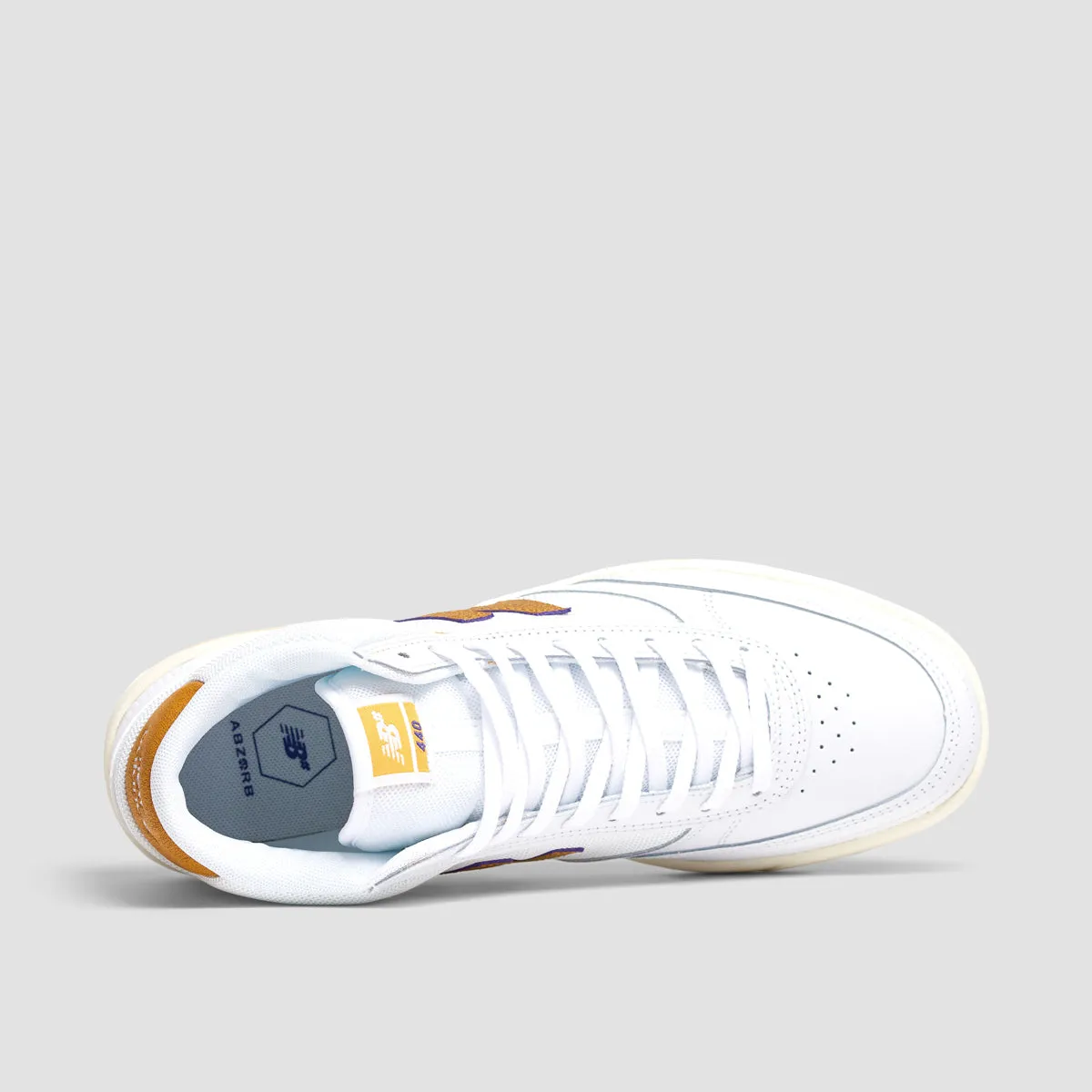 New Balance Numeric Tom Knox 440 High Shoes - White/Yellow