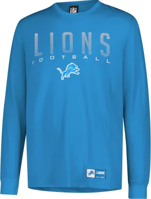 NFL Official Adults Super Soft Game Day Long Sleeve T-Shirt - Unisex|Detroit Lions