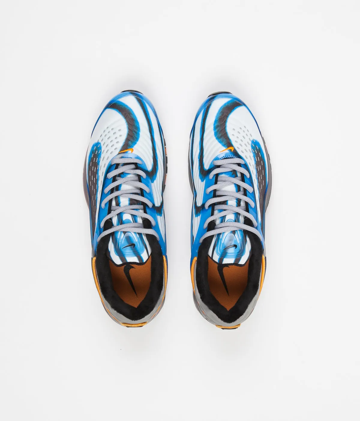 Nike Air Max Deluxe Shoes - Photo Blue / Wolf Grey - Orange Peel - Black