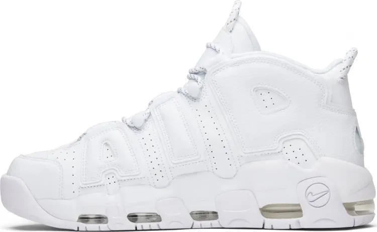 Nike Air More Uptempo 'Triple White' Sneaker Shoes Basketball Men !!! CYBER MONDAY SALE !!!