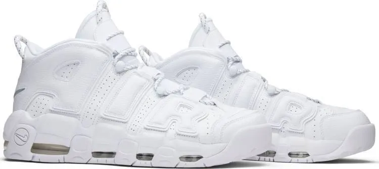 Nike Air More Uptempo 'Triple White' Sneaker Shoes Basketball Men !!! CYBER MONDAY SALE !!!