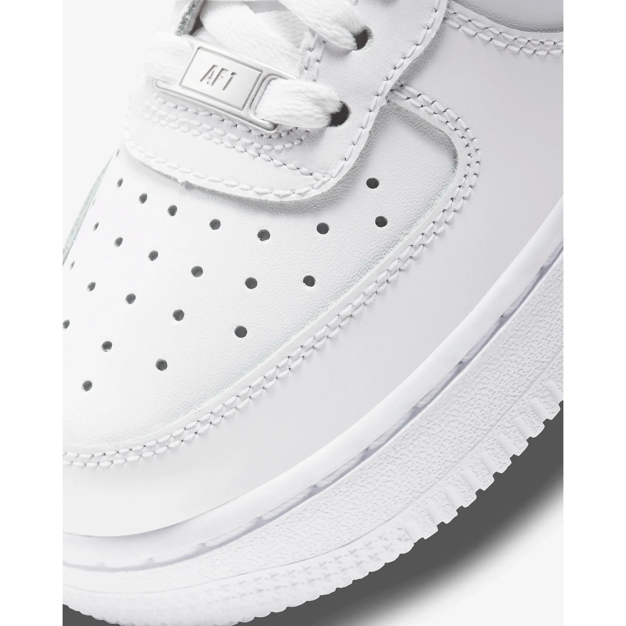 Nike Kid's Air Force 1 High LE Shoes - All White