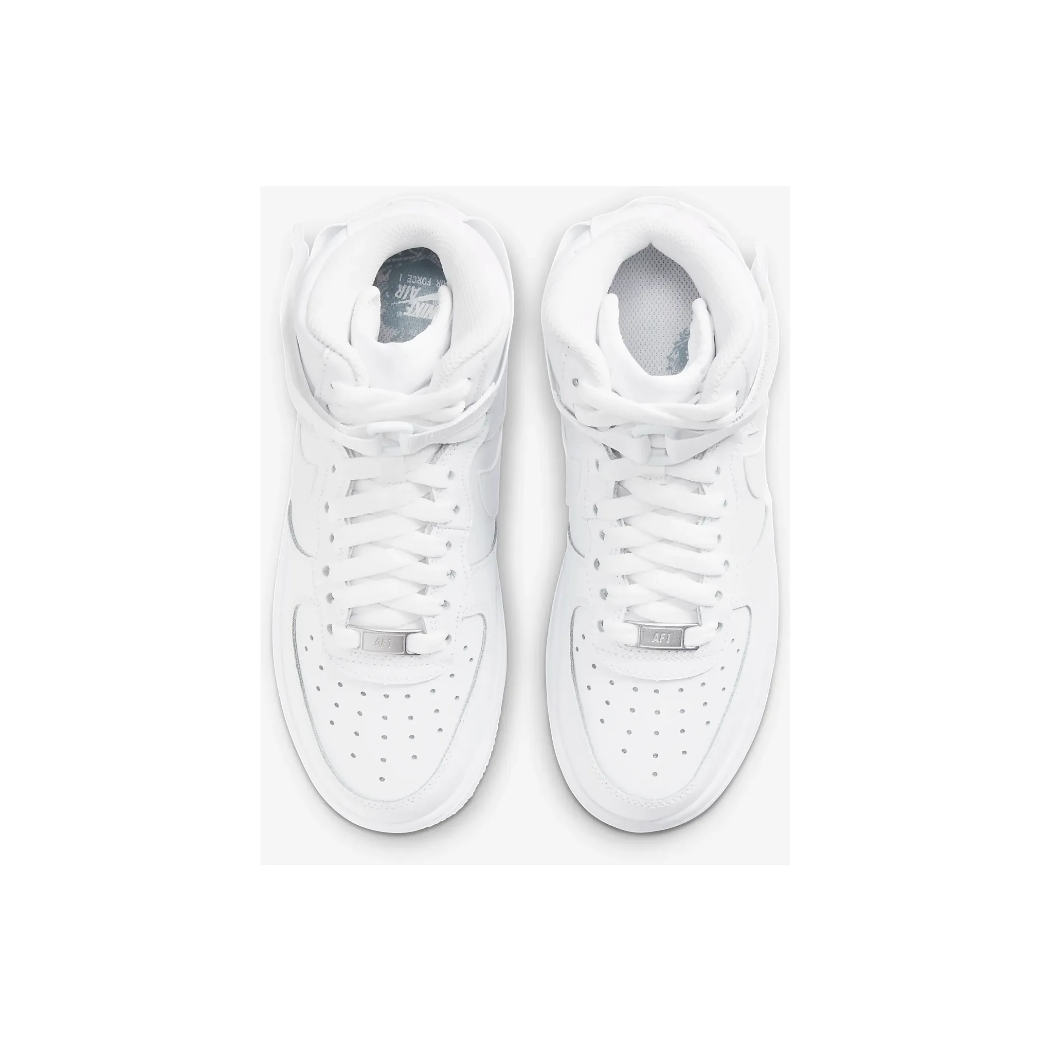 Nike Kid's Air Force 1 High LE Shoes - All White