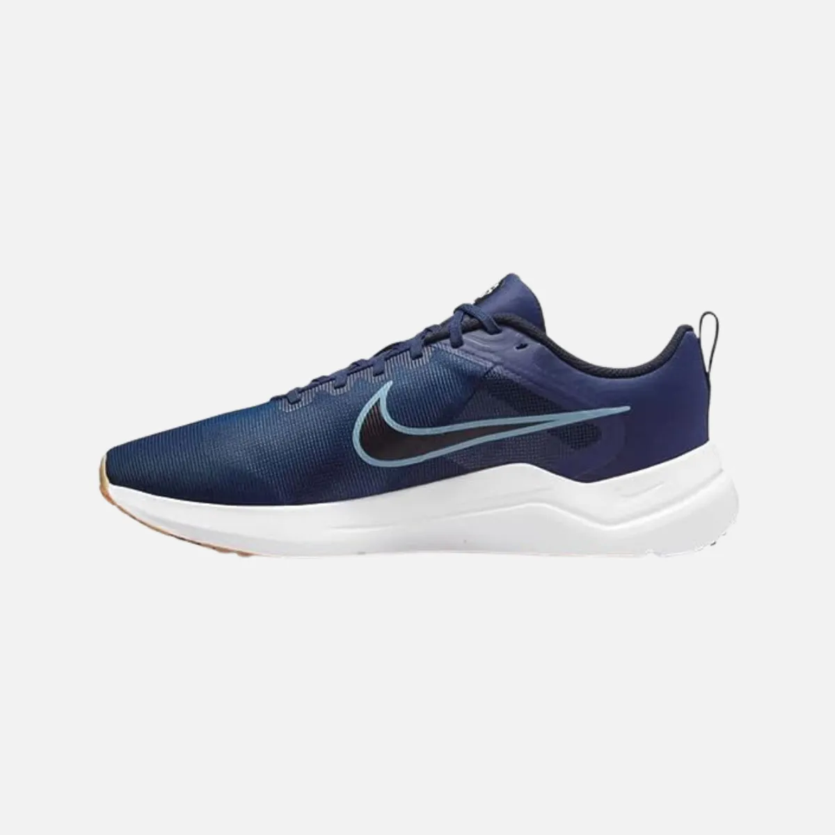 Nike Men Downshifter 12 Running Shoes -Midnight Navy/Worn Blue-Dark Obsidian