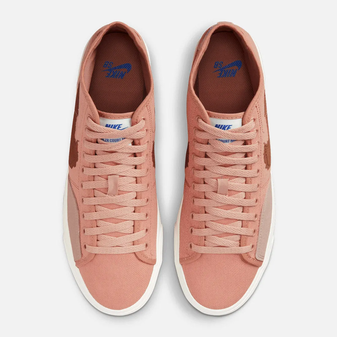 NIKE SB Blazer Court Mid Premium - Rose Whisper/Burnt Sienna