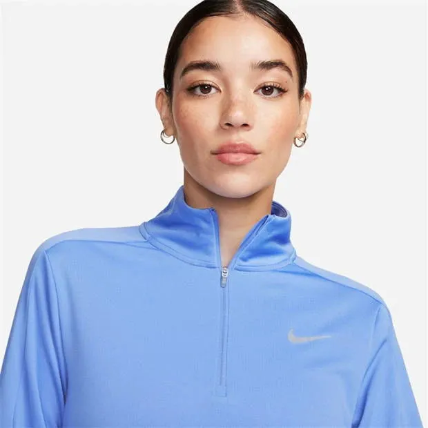 Nike Women's Pacer Half Zip Top - Blue