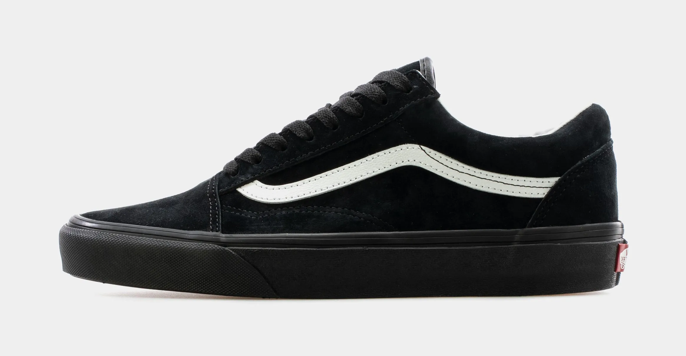 Old Skool Pig Suede Mens Skateboarding Shoe (Black/Black)