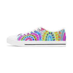 Painted Rainbow Women's Low Top Sneakers