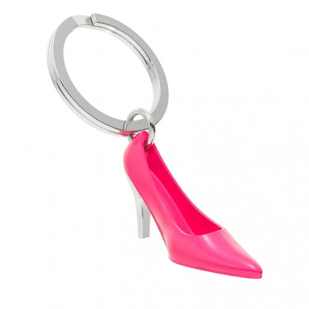 Pink Heel Keyring