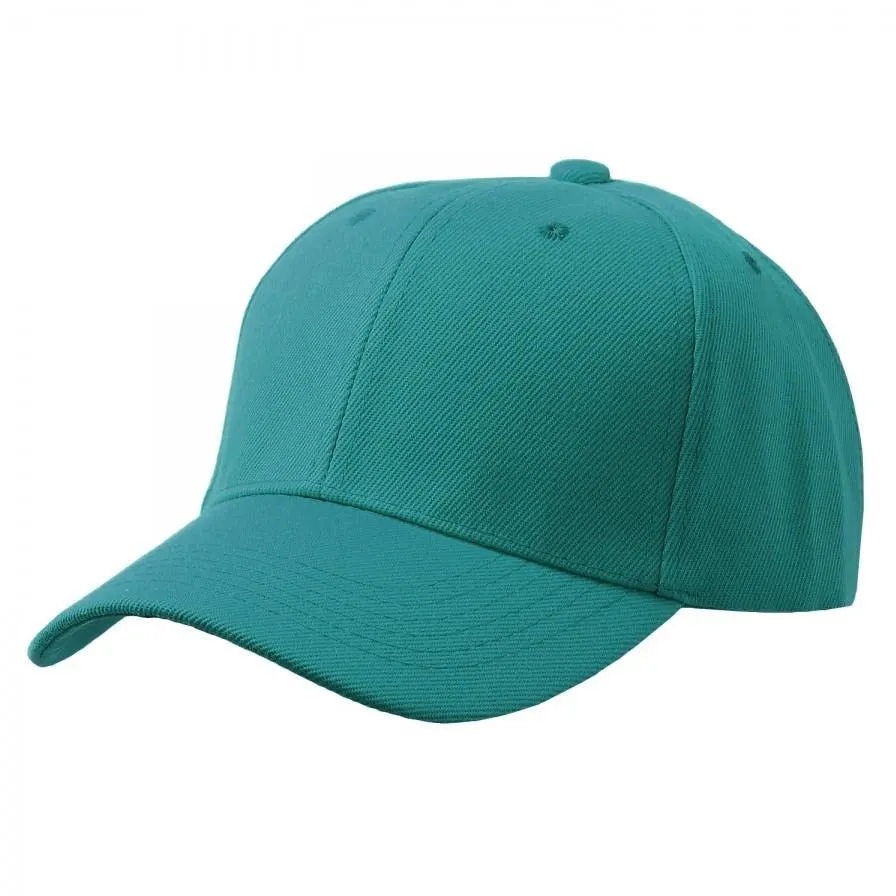 Plain Baseball Cap with Velcro Strap - More Colors