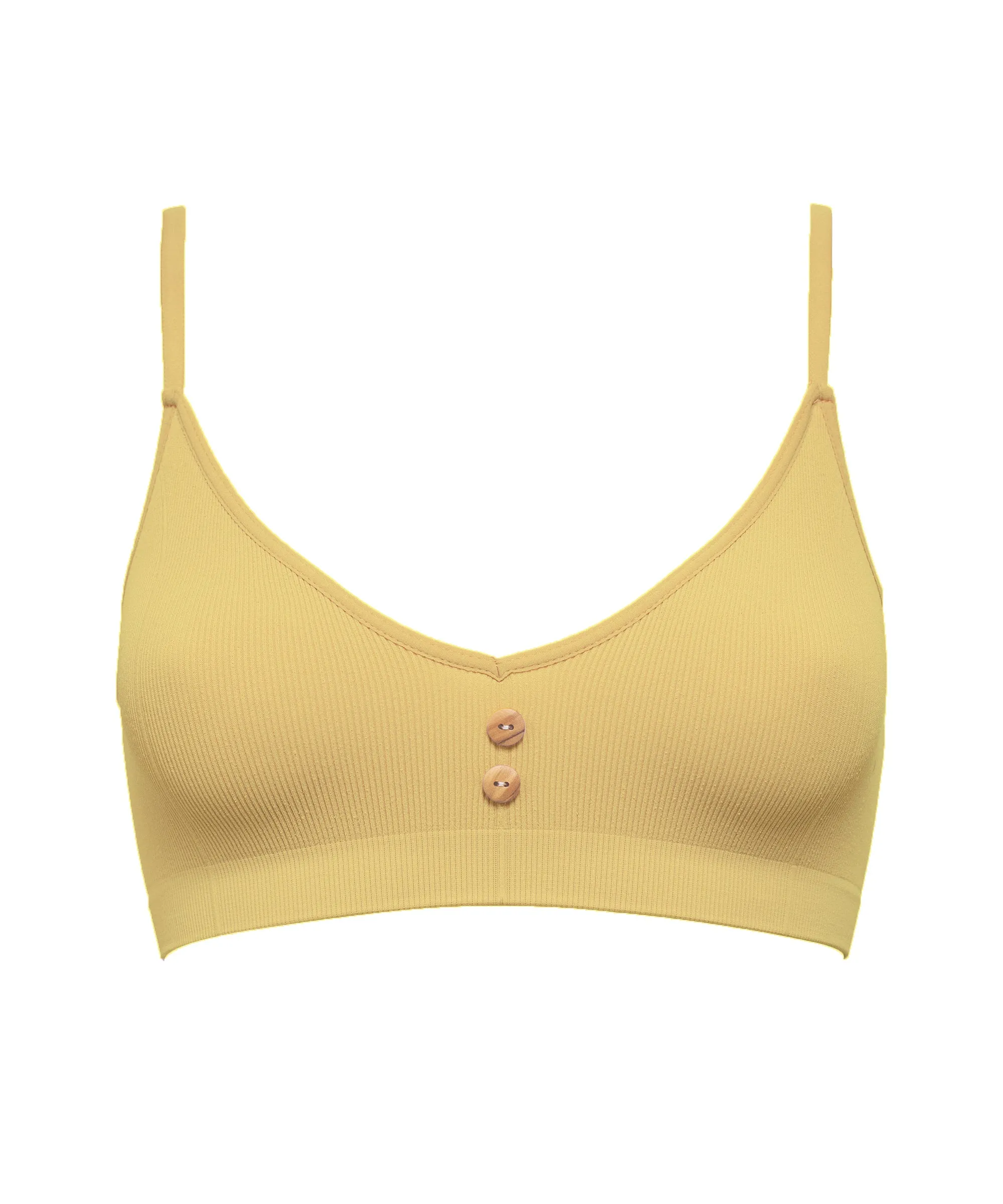 Pretty Polly Eco Wear Seam Free Rib Button Bra