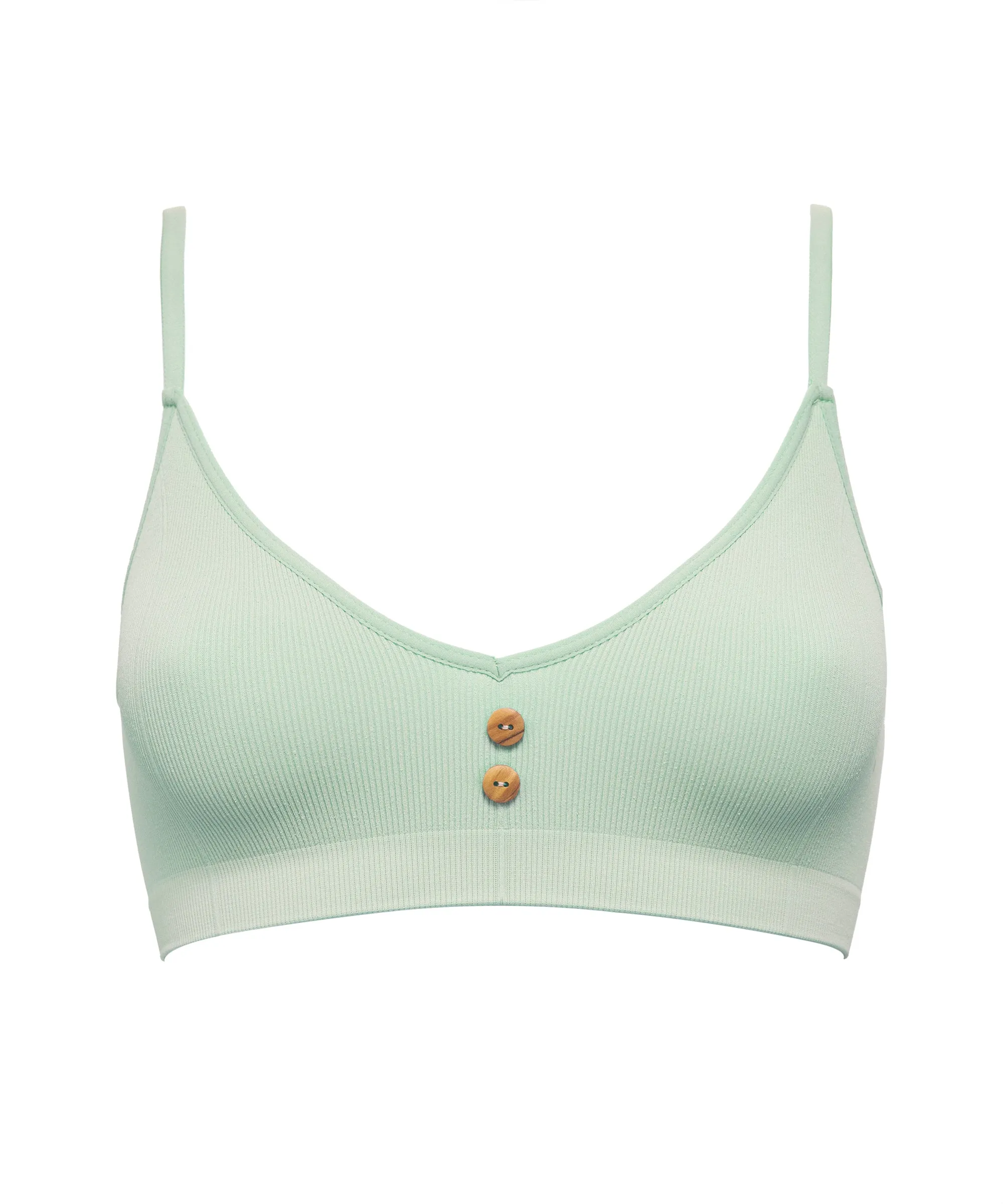 Pretty Polly Eco Wear Seam Free Rib Button Bra