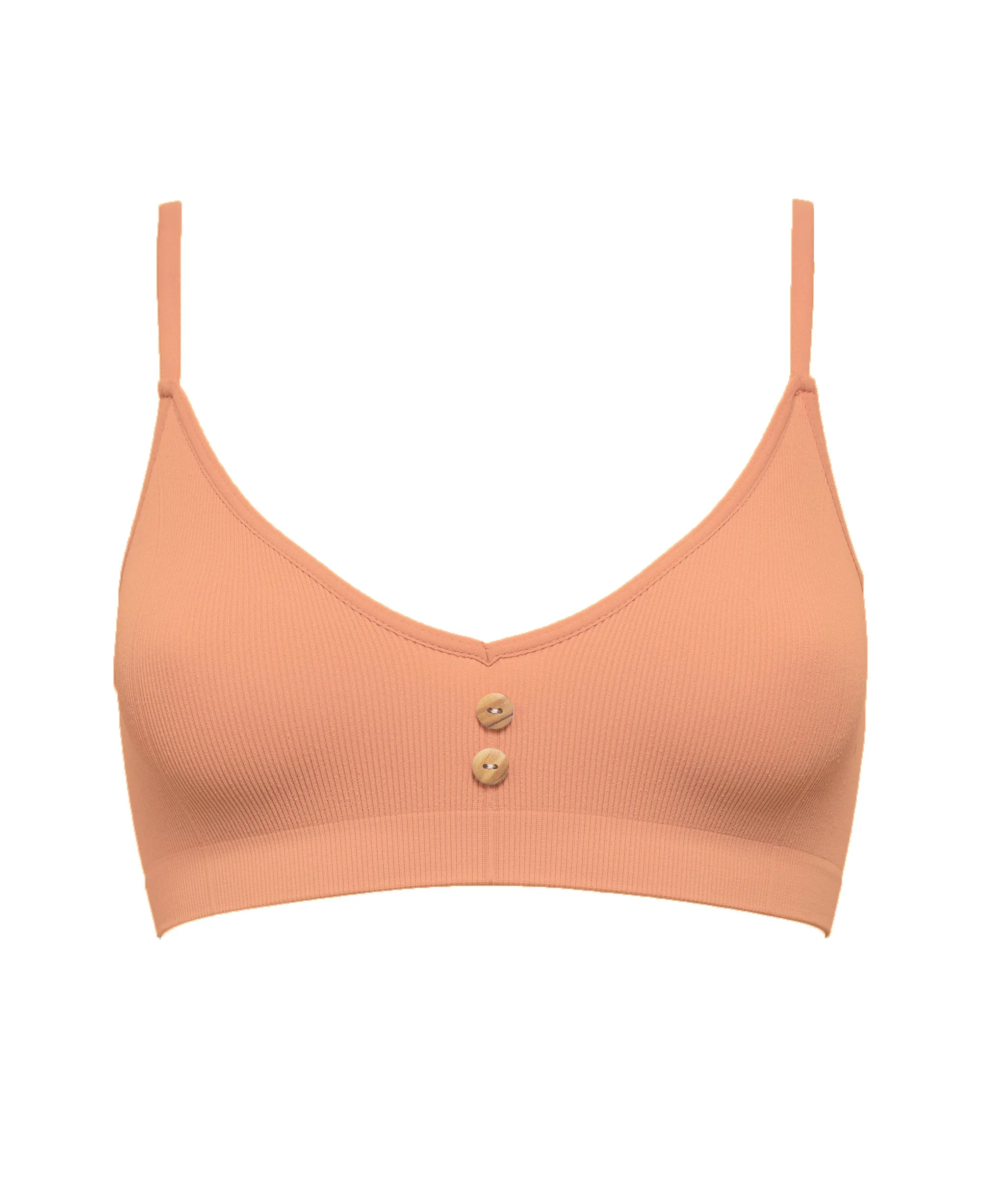 Pretty Polly Eco Wear Seam Free Rib Button Bra