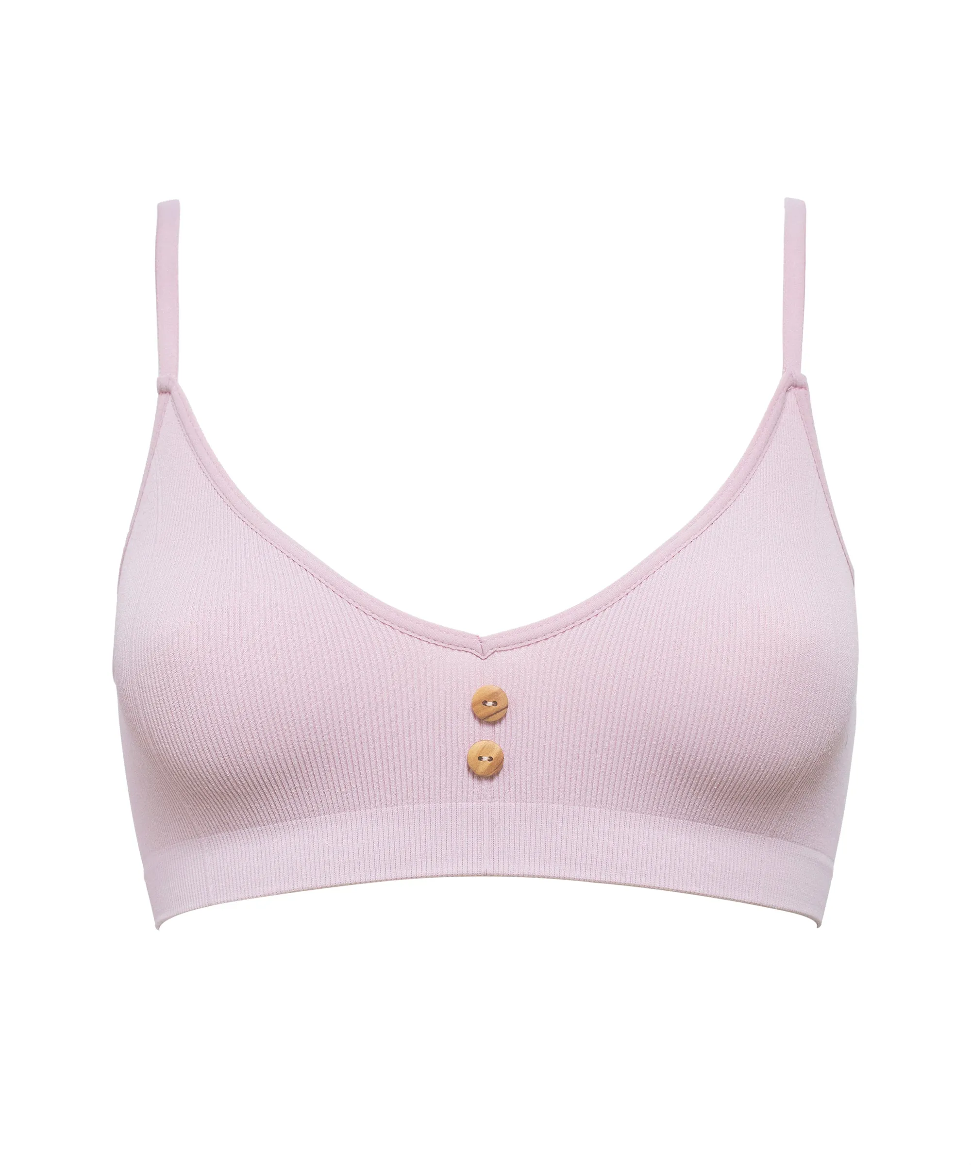 Pretty Polly Eco Wear Seam Free Rib Button Bra