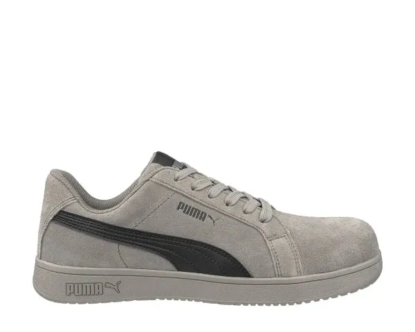 Puma Men's 640315 Iconic Stone Suede Low Composite Safety Metal Free Work Shoes