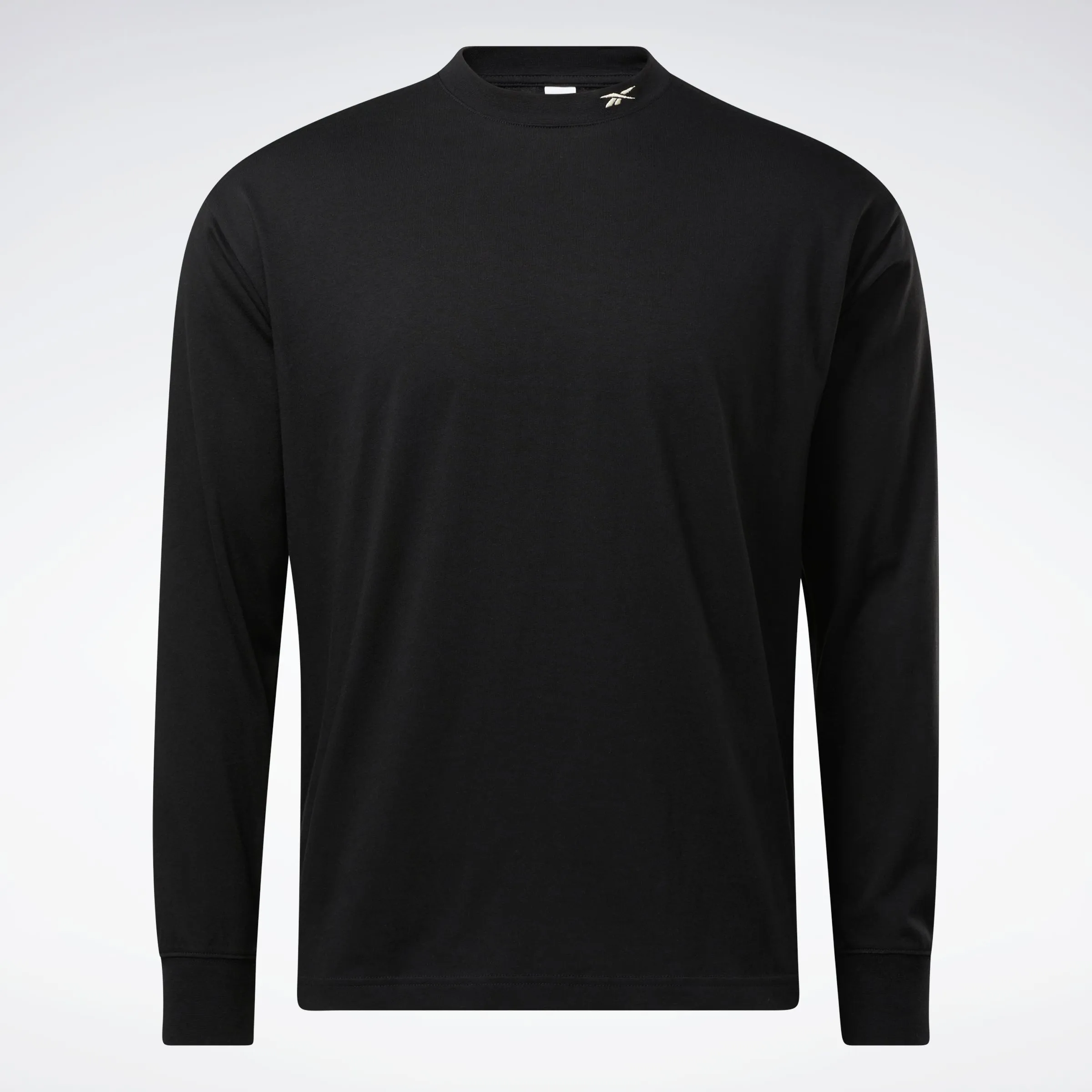 Reebok Apparel Men Classics Wardrobe Essentials Long-Sleeve Top T-Long-Sleeve Top Black