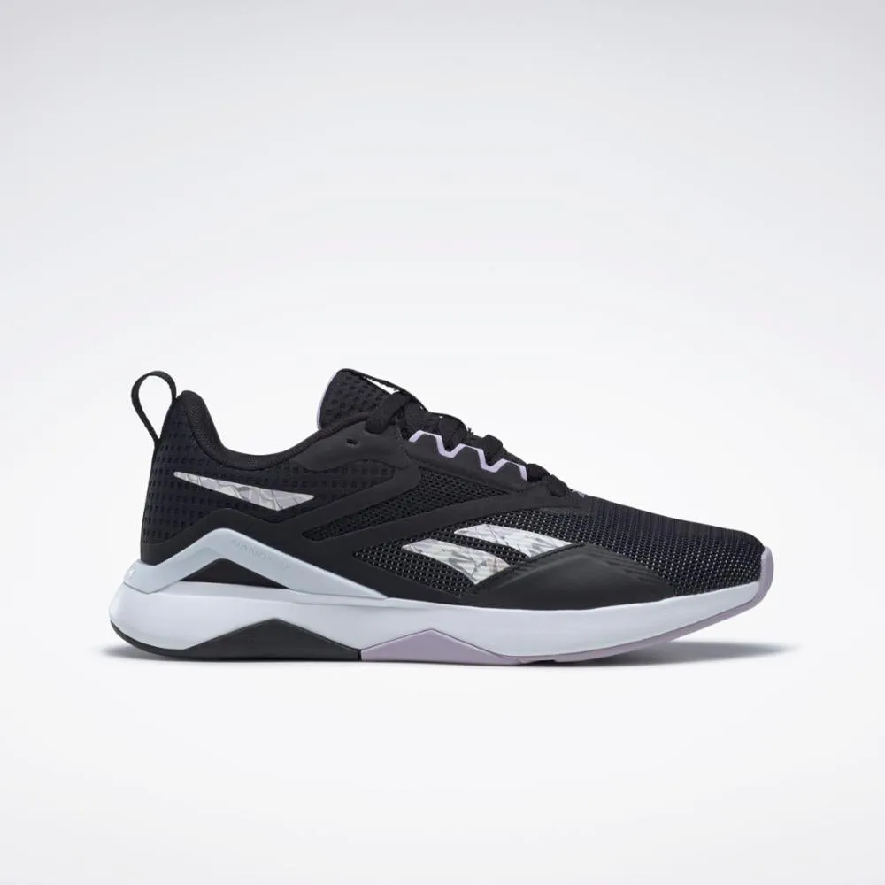 Reebok Footwear Women NANOFLEX TR 2.0 CBLACK/FTWWHT/PUROAS