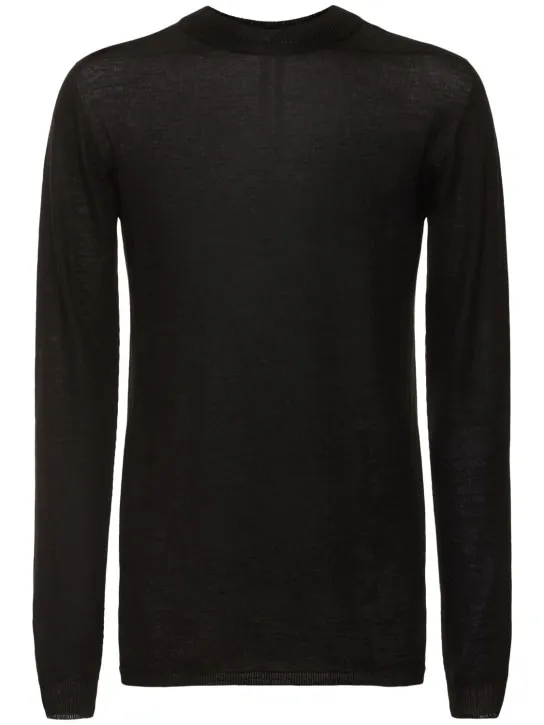 Rick Owens   Level lightweight wool sweater 