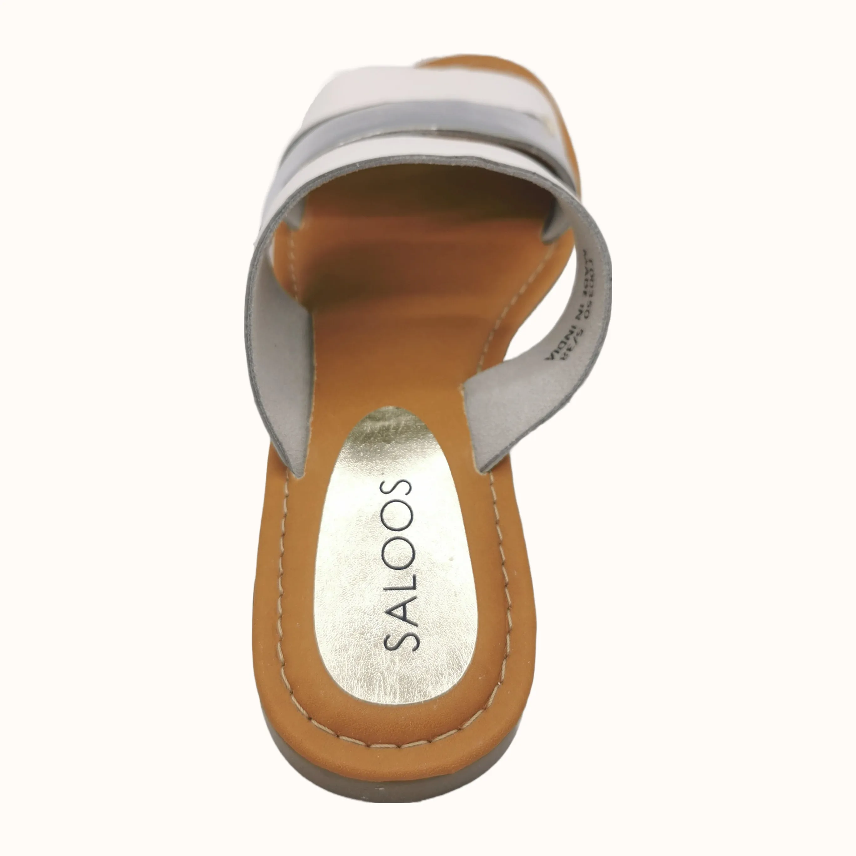 Saloos Contrasting Strap Sliders