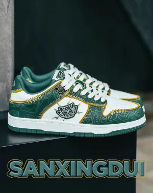 Sanxingdui Embroidered Sneakers Sports Leisure Thick-Soled Men's Casual Shoes