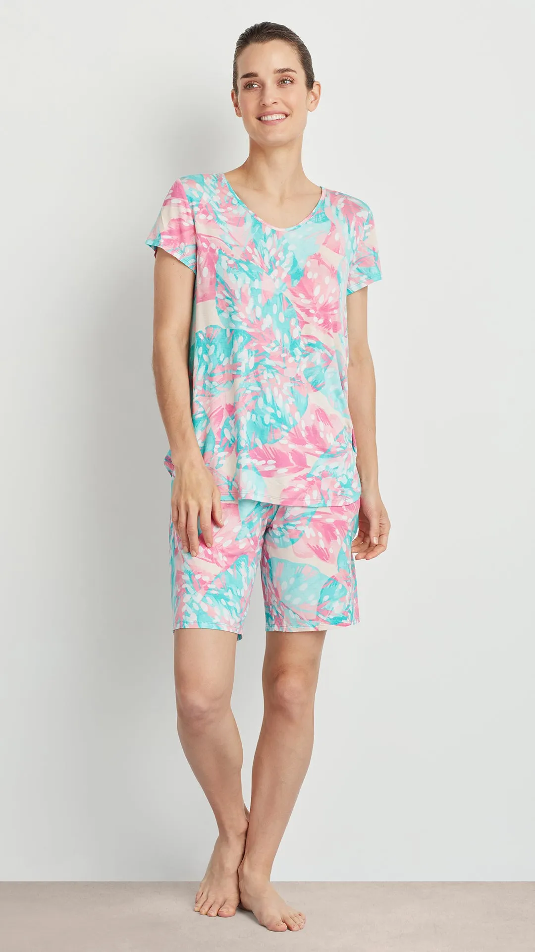 SHORT SLEEVE BERMUDA PJ SET