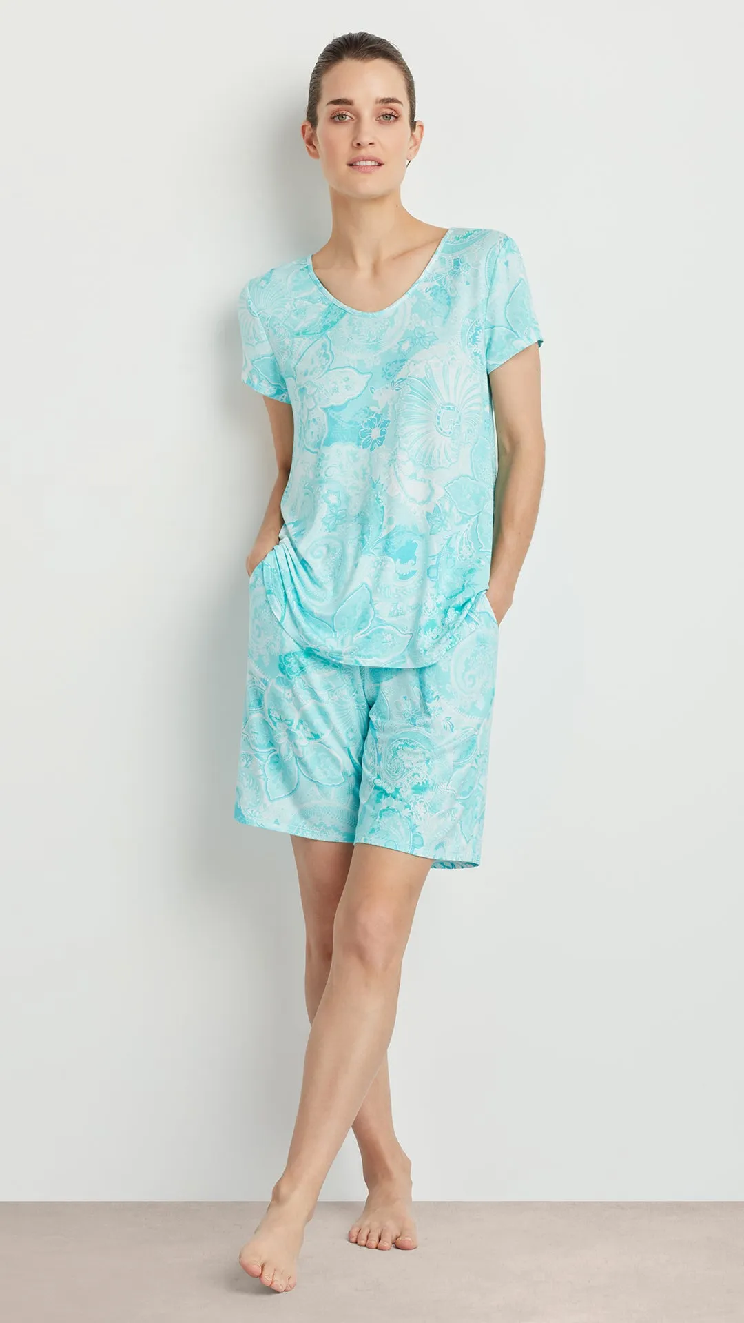 SHORT SLEEVE BERMUDA PJ SET