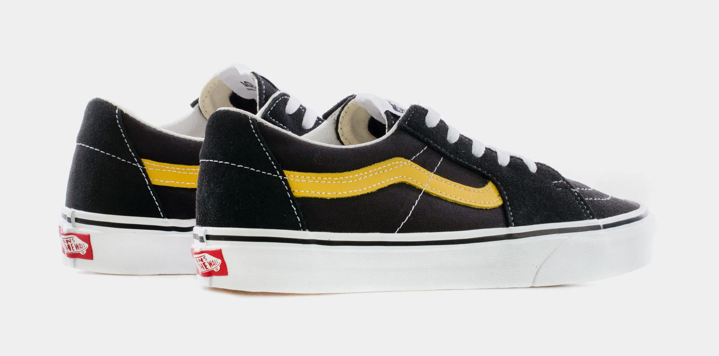 SK8 Low Mens Skate Shoes (Black/Yellow)