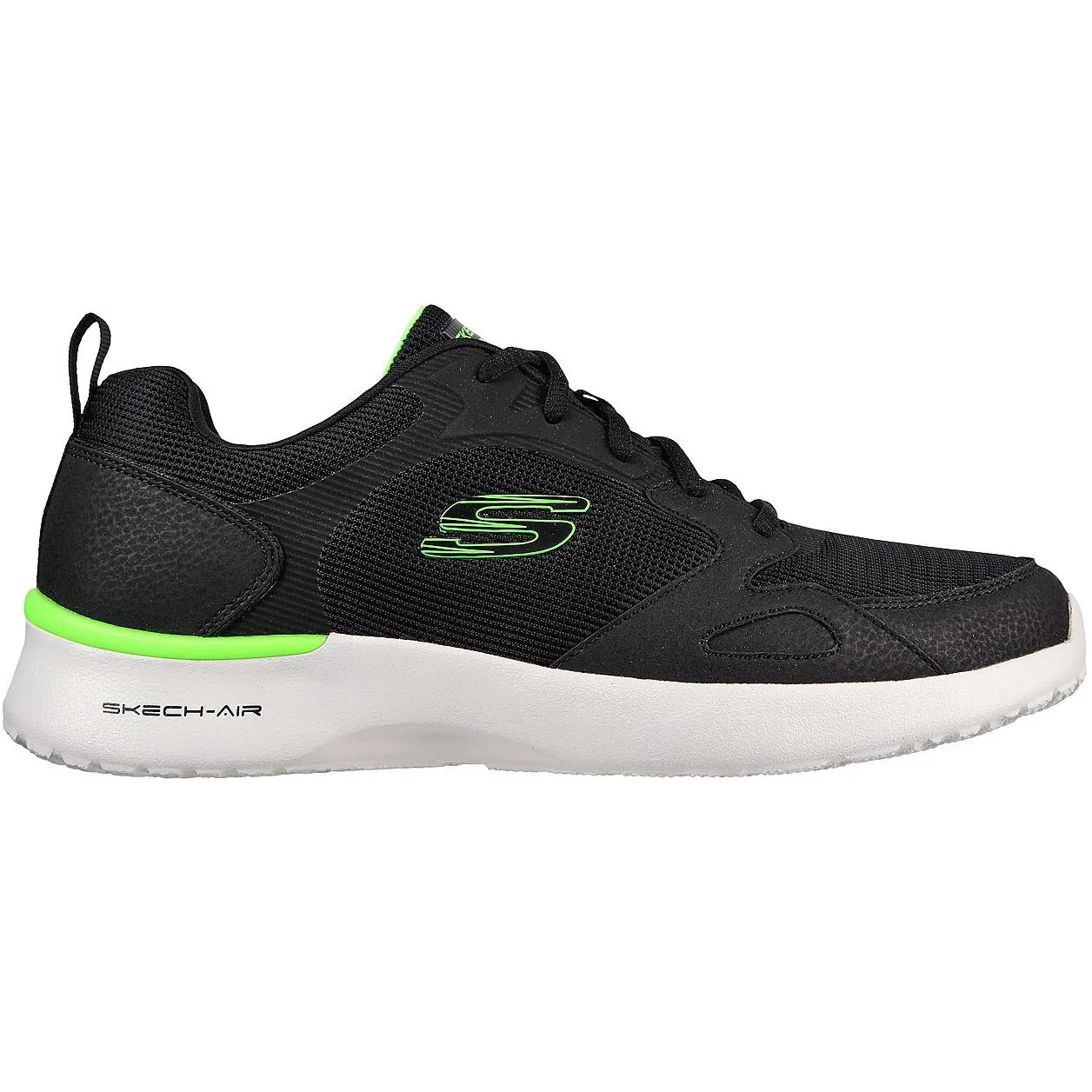 Skechers Men's air-cushioned Trainer with  laces 232292 Charcoal