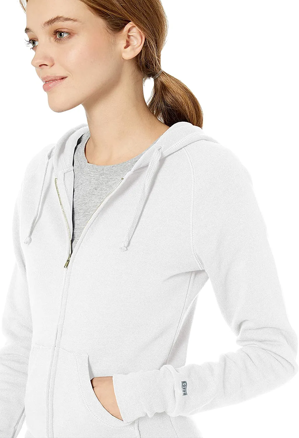 Soffe Women's Rugby Zip Hoodie