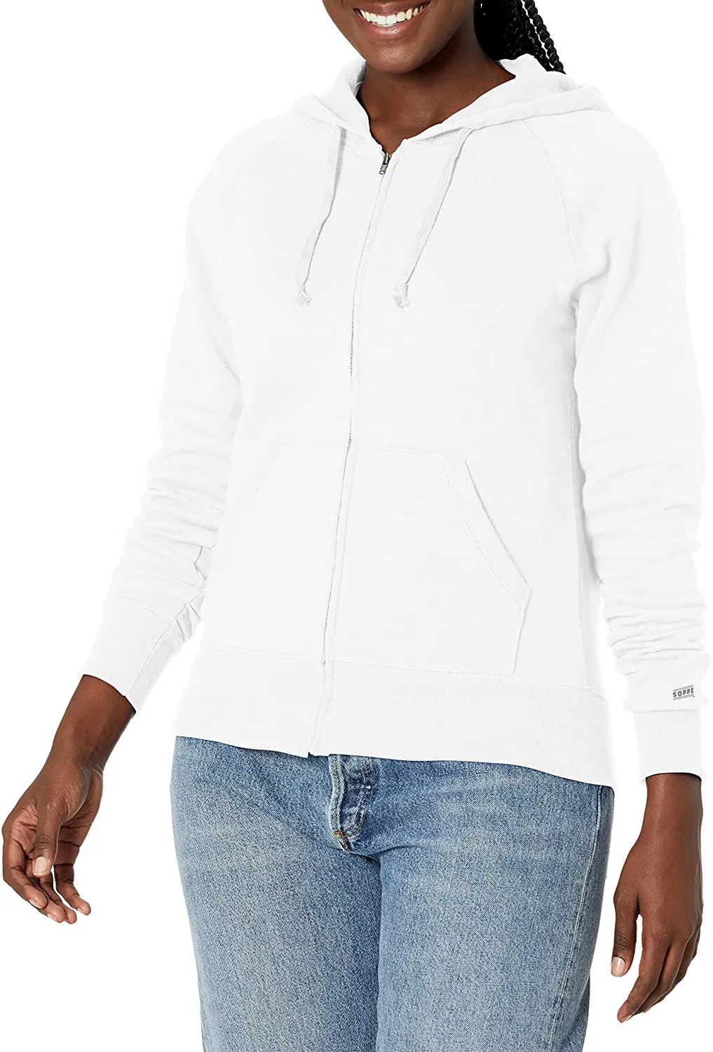 Soffe Women's Rugby Zip Hoodie