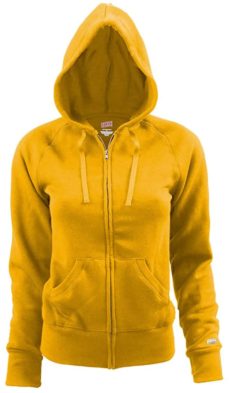 Soffe Women's Rugby Zip Hoodie