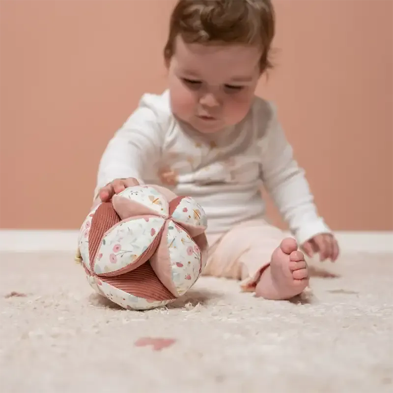 Soft & Sensory Activity Ball - Flowers & Butterflies