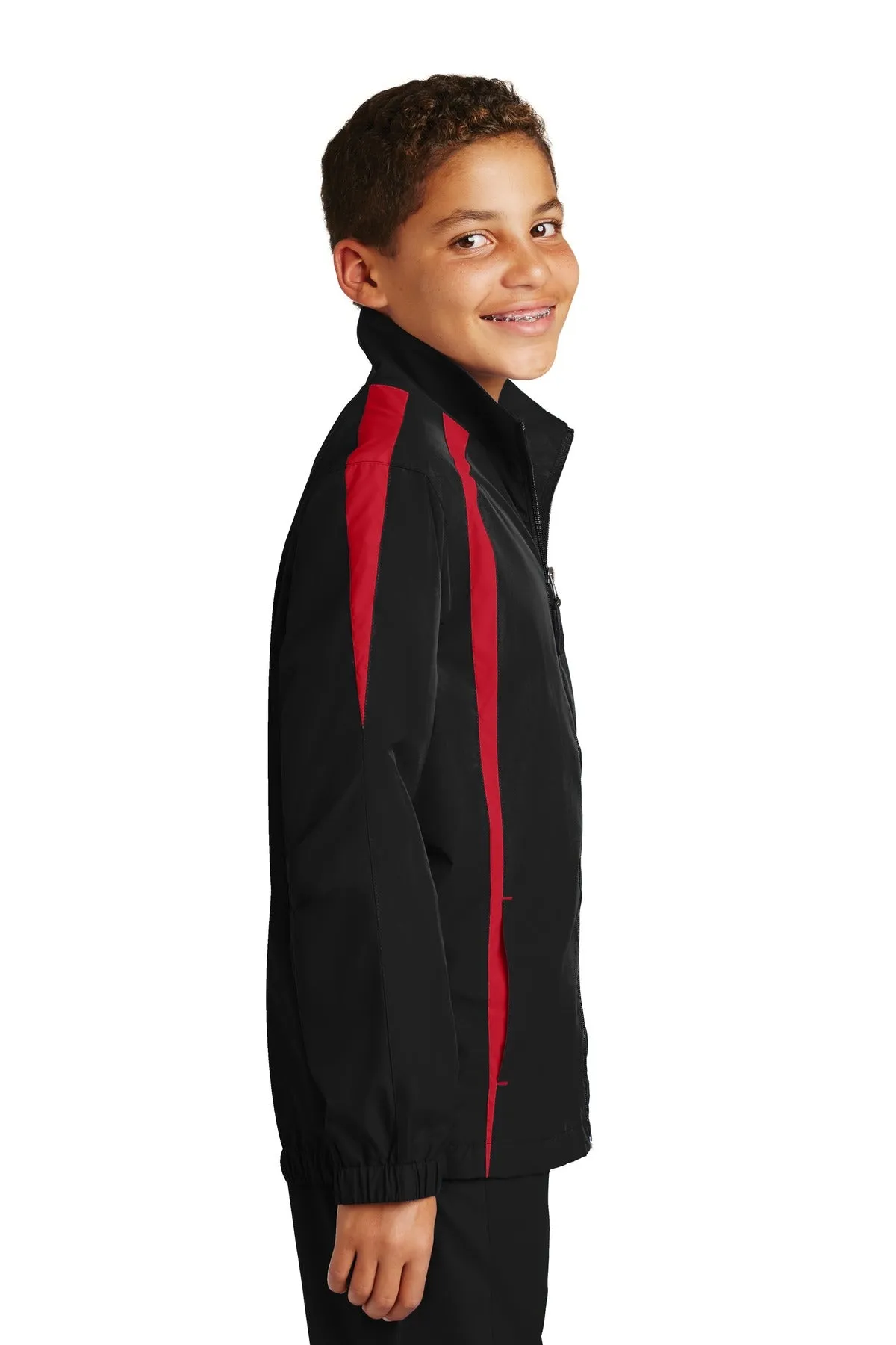 Sport-Tek® Youth Colorblock Raglan Jacket. YST60