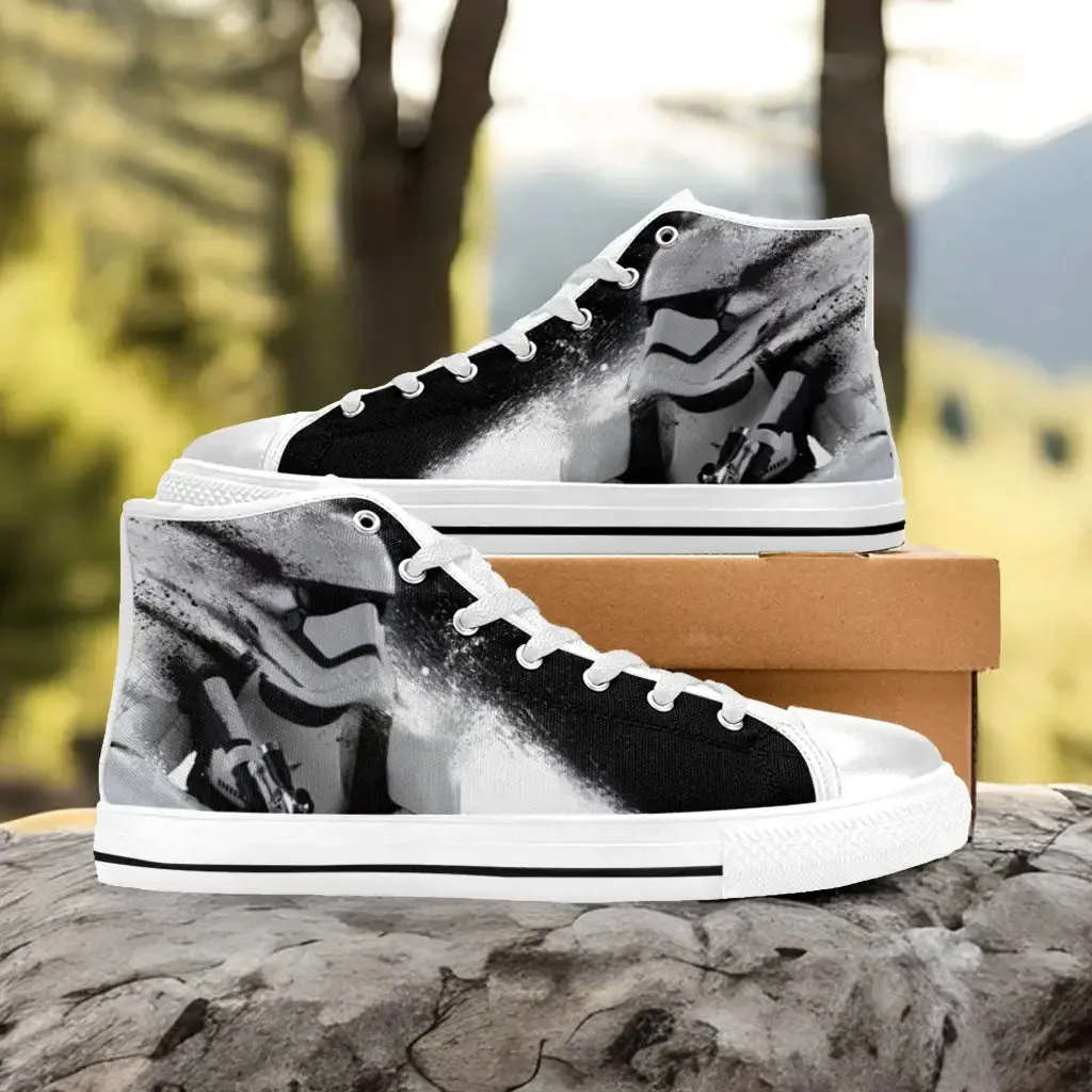 Star Wars Stormtrooper Shoes High Top Sneakers for Kids and Adults