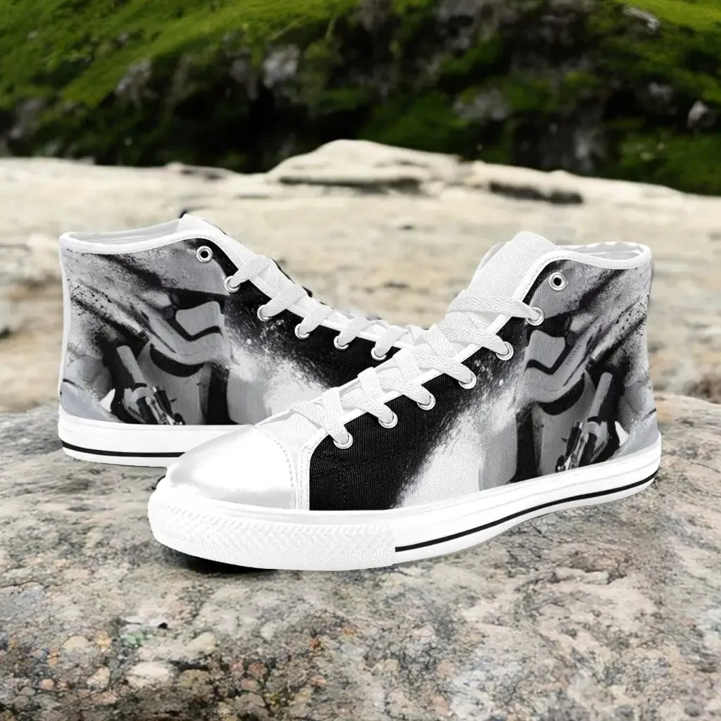 Star Wars Stormtrooper Shoes High Top Sneakers for Kids and Adults