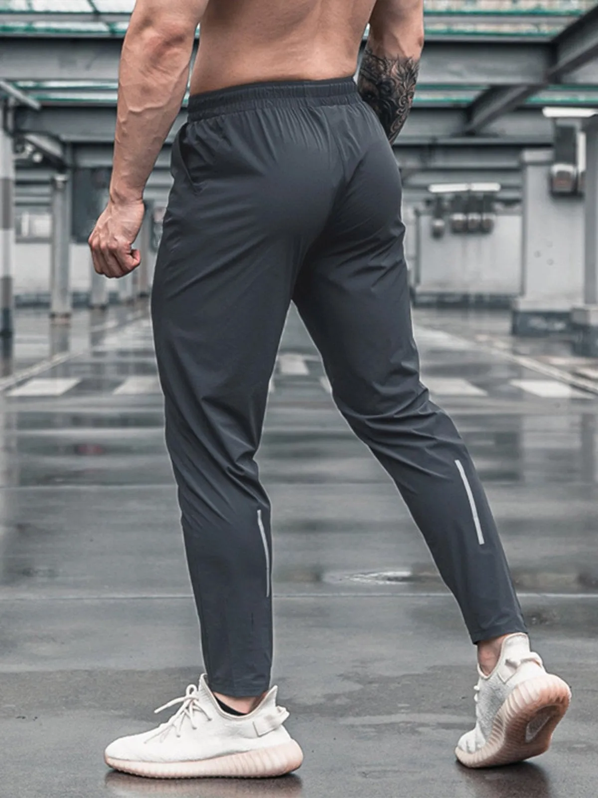 Stretch Slim Fit Jogger Workout Pants Lightweight