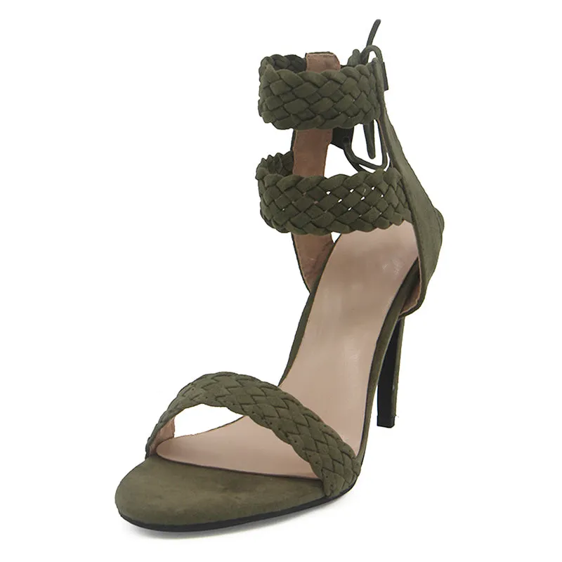 Summer Heeled Strap Sandals