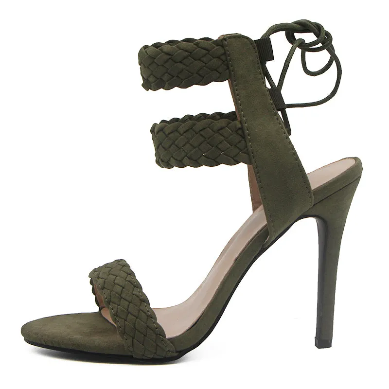 Summer Heeled Strap Sandals