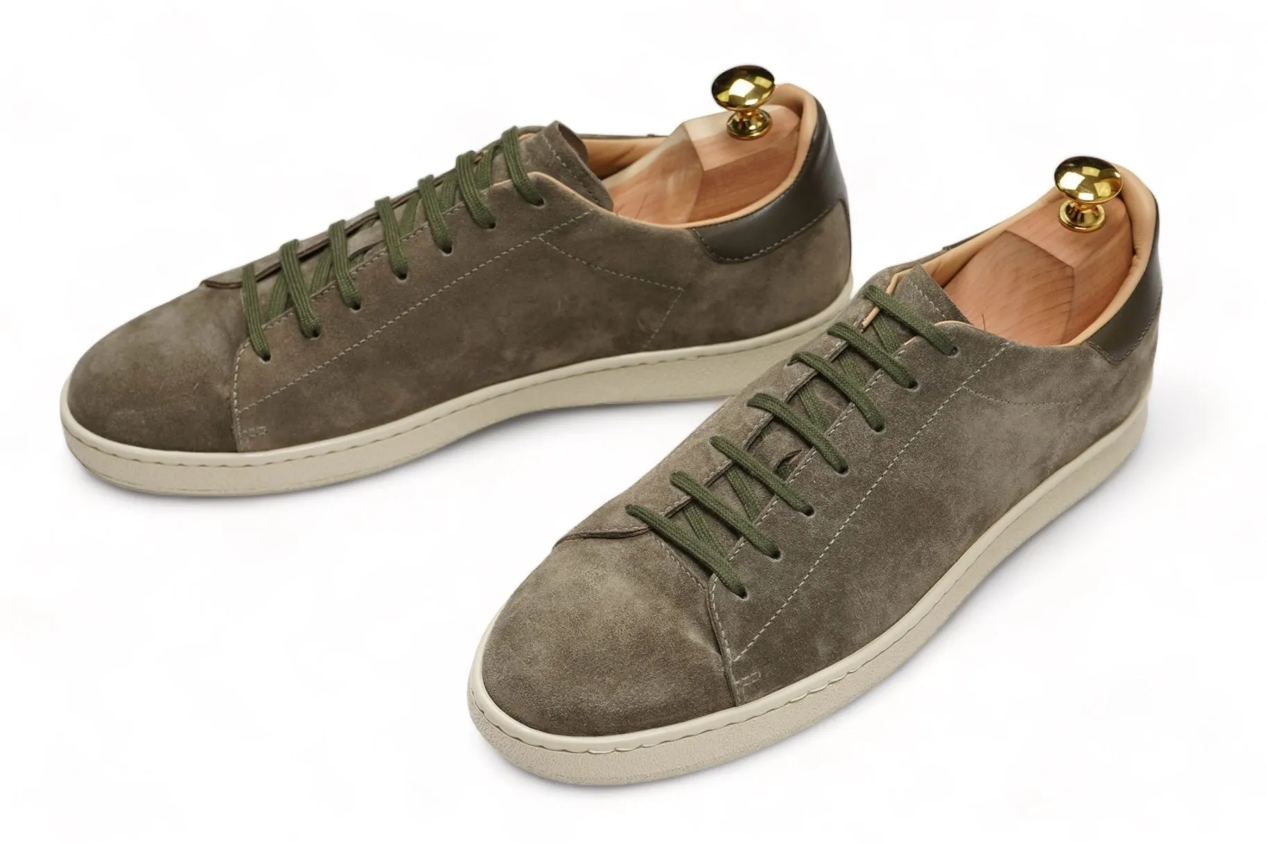 Sweyd - Army Green Suede Sneakers EU 42 / UK 8