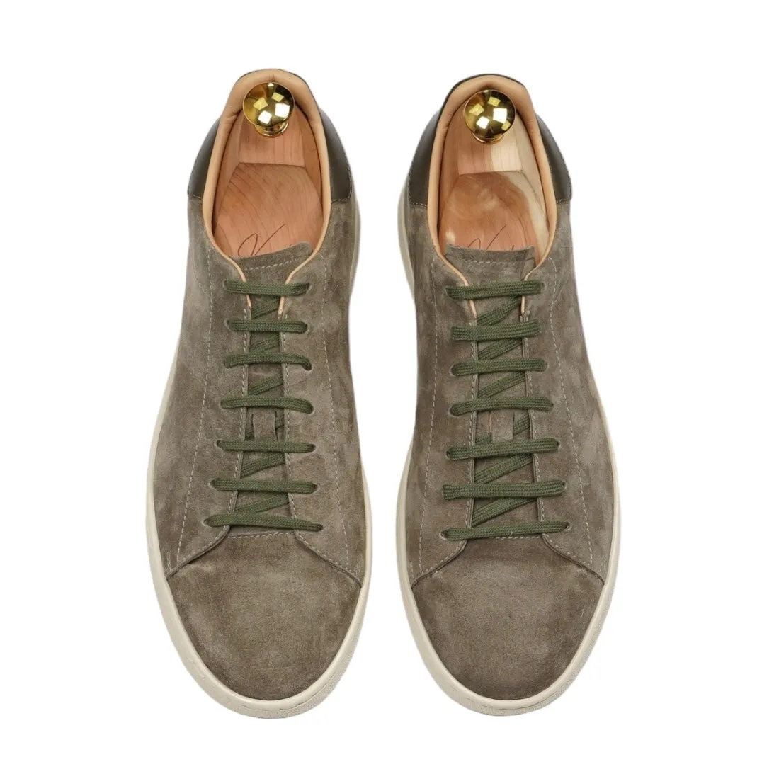 Sweyd - Army Green Suede Sneakers EU 42 / UK 8