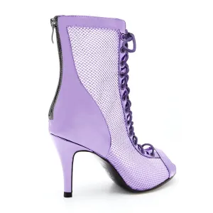 Tamia Mesh Bootie Lavender